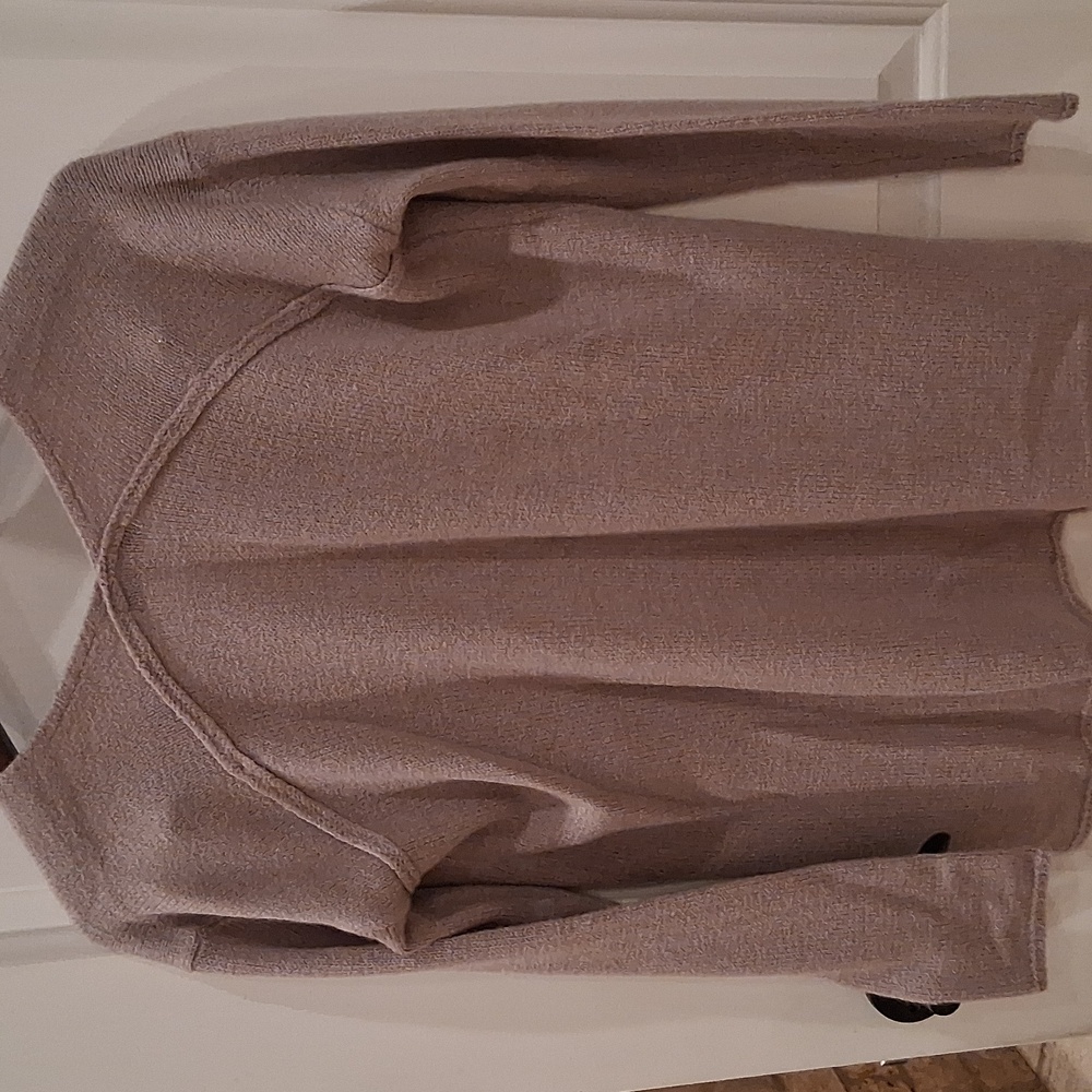 Be Cool Sweater Top Size Medium Dusty Rose Color High/Low Hem Cozy Soft - Picture 5 of 7